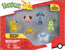 Pokemon Battle Figure - Multi Pack (Pikachu, Cleffa, Joltik, Riolu, Chikorita & Galarian Darumaka) voor de Merchandise kopen op nedgame.nl