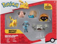 Pokemon Battle Figure - Multi Pack (Pikachu, Cleffa, Riolu, Geodude, Omanyte & Kabuto) voor de Merchandise kopen op nedgame.nl