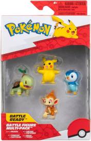 Pokemon Battle Figure - Multi Pack (Pikachu, Turtwig, Chimchar & Piplup) voor de Merchandise kopen op nedgame.nl