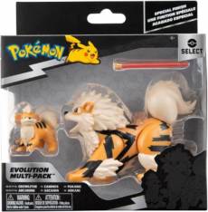 Pokemon Battle Figure Evolution Pack - Growlithe & Arcanine voor de Merchandise kopen op nedgame.nl