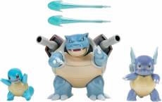 Pokemon Battle Figure Evolution Pack - Squirtle, Wartortle & Blastoise voor de Merchandise kopen op nedgame.nl