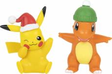 Pokemon Battle Figure Pack - Christmas Pikachu & Charmander (schade aan product) voor de Merchandise kopen op nedgame.nl