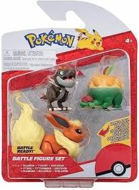 Pokemon Battle Figure Pack - Flareon, Tyrunt & Appletun voor de Merchandise kopen op nedgame.nl