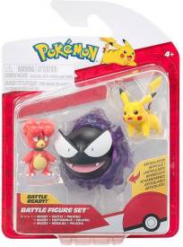 Pokemon Battle Figure Pack - Magby, Gastly & Pikachu voor de Merchandise kopen op nedgame.nl