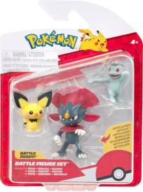Pokemon Battle Figure Pack - Pichu, Weavile & Machop voor de Merchandise kopen op nedgame.nl