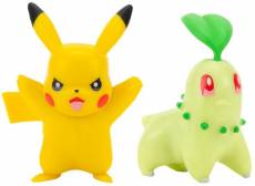 Pokemon Battle Figure Pack - Pikachu & Chikorita voor de Merchandise kopen op nedgame.nl