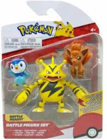 Pokemon Battle Figure Pack - Piplup, Electabuzz & Vulpix voor de Merchandise kopen op nedgame.nl