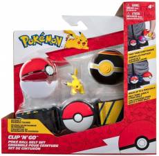 Pokemon Clip 'N Go Poke Ball Belt (Angry Pikachu + Poke Ball & Luxury Ball) voor de Merchandise kopen op nedgame.nl