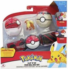 Pokemon Clip 'N Go Poke Ball Belt (Growlithe + Timer Ball) voor de Merchandise kopen op nedgame.nl