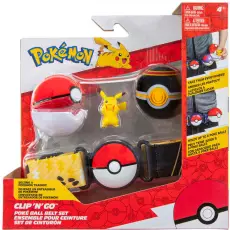 Pokemon Clip 'N Go Poke Ball Belt (Pikachu + Poke Ball & Luxury Ball) voor de Merchandise kopen op nedgame.nl