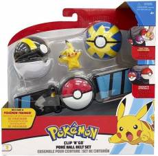 Pokemon Clip 'N Go Poke Ball Belt (Pikachu + Ultra Ball) voor de Merchandise kopen op nedgame.nl