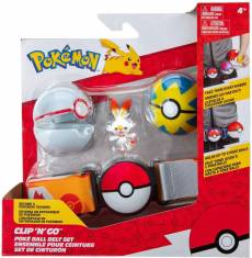 Pokemon Clip 'N Go Poke Ball Belt (Scorbunny + Premier Ball & Quick Ball) voor de Merchandise kopen op nedgame.nl