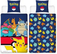 Pokemon Dekbedovertrek - Pokemon Blue voor de Merchandise kopen op nedgame.nl