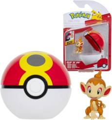 Pokemon Figure - Chimchar + Repeat Ball (Clip 'n' Go) voor de Merchandise kopen op nedgame.nl