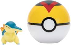 Pokemon Figure - Cyndaquil + Level Ball (Clip 'n' Go) voor de Merchandise kopen op nedgame.nl