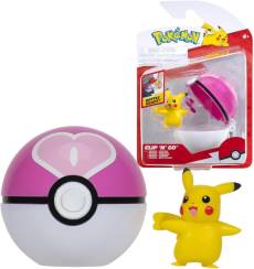 Pokemon Figure - Pikachu + Love Ball (Clip 'n' Go) voor de Merchandise kopen op nedgame.nl