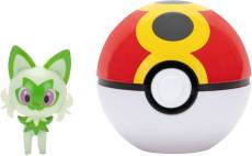 Pokemon Figure - Sprigatito + Repeat Ball (Clip 'n' Go) voor de Merchandise kopen op nedgame.nl