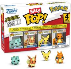 Pokémon Funko Bitty Pop! 4-Pack: Bulbasaur / Flareon / Pichu / Charizard voor de Merchandise preorder plaatsen op nedgame.nl