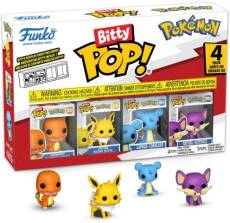 Pokémon Funko Bitty Pop! 4-Pack: Charmander / Jolteon / Lapras / Rattata voor de Merchandise preorder plaatsen op nedgame.nl