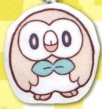 Pokemon Gashapon Mini Cushion Keychain - Rowlet voor de Merchandise kopen op nedgame.nl