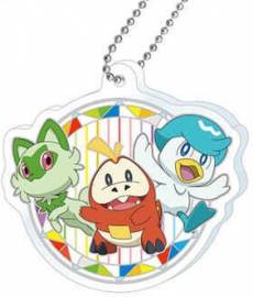 Pokemon Gashapon Scarlet & Violet Acrylic Keychain - Starters voor de Merchandise kopen op nedgame.nl