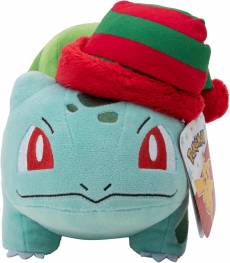 Pokemon Pluche - Bulbasaur with Christmas Hat voor de Merchandise kopen op nedgame.nl