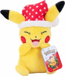 Pokemon Pluche - Pikachu with Christmas Hat (22cm) voor de Merchandise kopen op nedgame.nl