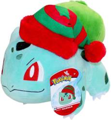 Pokemon Pluche - Winter Bulbasaur with Christmas Hat voor de Merchandise kopen op nedgame.nl