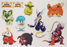 Pokemon Scarlet & Violet Sticker Sheet voor de Merchandise kopen op nedgame.nl