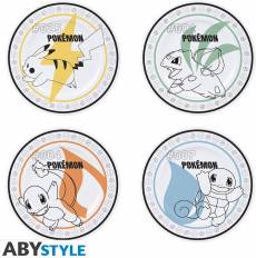 Pokemon Set of 4 Plates - Starters + Pikachu voor de Merchandise kopen op nedgame.nl