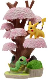 Pokemon Vinyl Figures Select Environment Serie - Spring Forest & Caterpie & Pikachu voor de Merchandise kopen op nedgame.nl