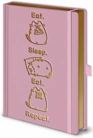 Pusheen Premium A5 Notebook - Eat Sleep Eat Repeat voor de Merchandise kopen op nedgame.nl