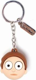 Rick & Morty - Morty Face 3D Rubber Keychain voor de Merchandise kopen op nedgame.nl