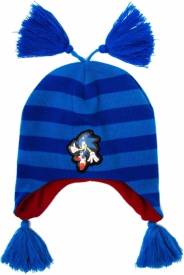 Sonic Blue Striped Beanie With Poms voor de Merchandise kopen op nedgame.nl