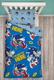 Sonic Dekbedovertrek 135x200cm (Reversible) voor de Merchandise kopen op nedgame.nl