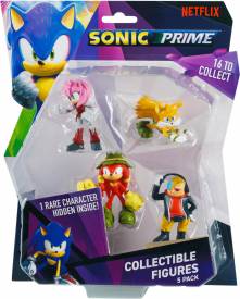 Sonic Prime Collectible Figures: 5 Pack - Pack 2 (Inclusief 1 hidden figure) voor de Merchandise kopen op nedgame.nl