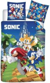 Sonic the Hedgehog - 1 Persoons Dekbedovertrek (140cm x 200cm) voor de Merchandise kopen op nedgame.nl