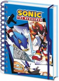 Sonic the Hedgehog A5 3D Notebook - Comic Strip Jump Out voor de Merchandise kopen op nedgame.nl