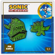 Sonic The Hedgehog Enamel Pin Badge Set - Glow in the Dark voor de Merchandise kopen op nedgame.nl