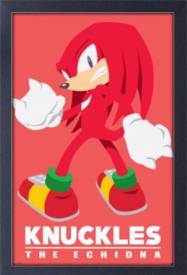 Sonic the Hedgehog Framed Print - Knuckles the Echidna (46x31cm) voor de Merchandise kopen op nedgame.nl