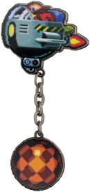Sonic the Hedgehog Pin Badge - Dr. Eggman Egg Mobile Chained voor de Merchandise preorder plaatsen op nedgame.nl