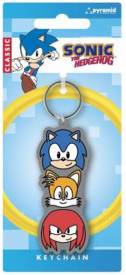 Sonic the Hedgehog Rubber Keychain - Classic Sonic & Friends voor de Merchandise kopen op nedgame.nl