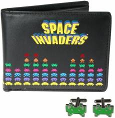 Space Invaders Wallet and Cufflinks Set voor de Merchandise kopen op nedgame.nl
