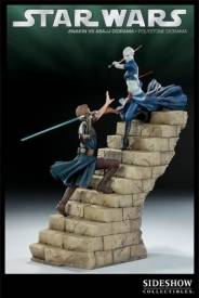 Star Wars Clone Wars Anakin vs Asajj Diorama voor de Merchandise kopen op nedgame.nl
