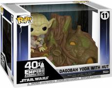 Star Wars Funko Pop Vinyl: Dagobah Yoda with Hut voor de Merchandise kopen op nedgame.nl