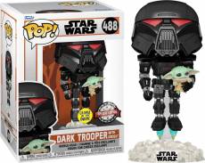 Star Wars Funko Pop Vinyl: Dark Trooper with Grogu (Limited Edition) voor de Merchandise kopen op nedgame.nl