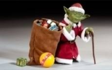 Star Wars Holiday Yoda 1:6 Scale Figure voor de Merchandise kopen op nedgame.nl