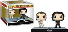 Star Wars Moments Funko Pop Vinyl: Rey & Kylo Ren 2-Pack (Glow in the Dark) voor de Merchandise kopen op nedgame.nl