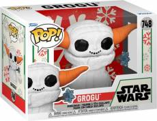 Star Wars the Mandalorian Holiday Funko Pop Vinyl: Grogu Snowman voor de Merchandise kopen op nedgame.nl