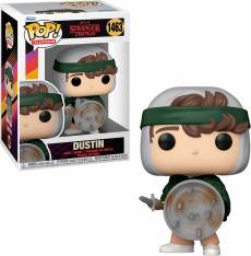 Stranger Things Funko Pop Vinyl: Dustin with Shield voor de Merchandise kopen op nedgame.nl